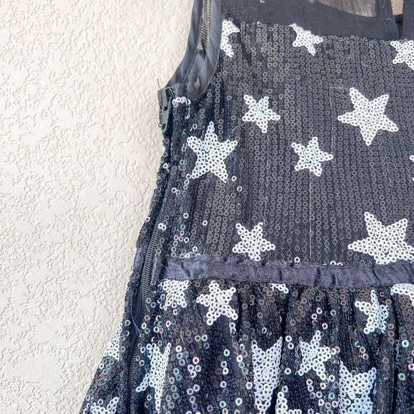 Harajuko Mini Sequin Star Dress,  Size 4/5 - Picture 4 of 5